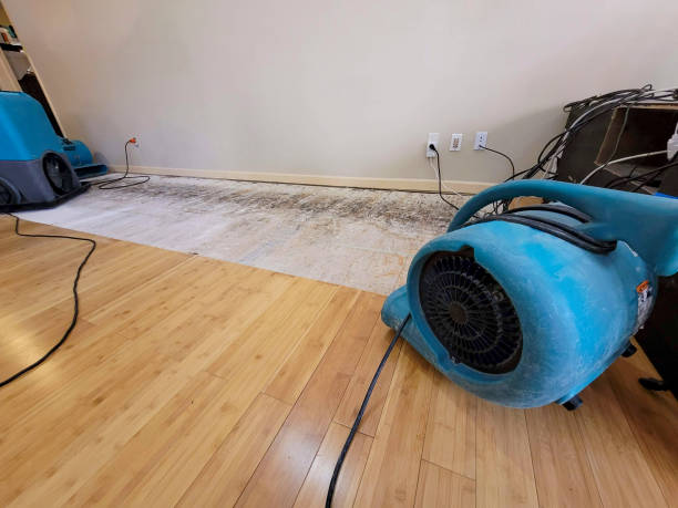 Professional Burst Pipe Water Damage technician working in Granite Quarry, NC